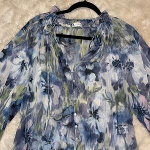 Zara Floral Print Women's Top